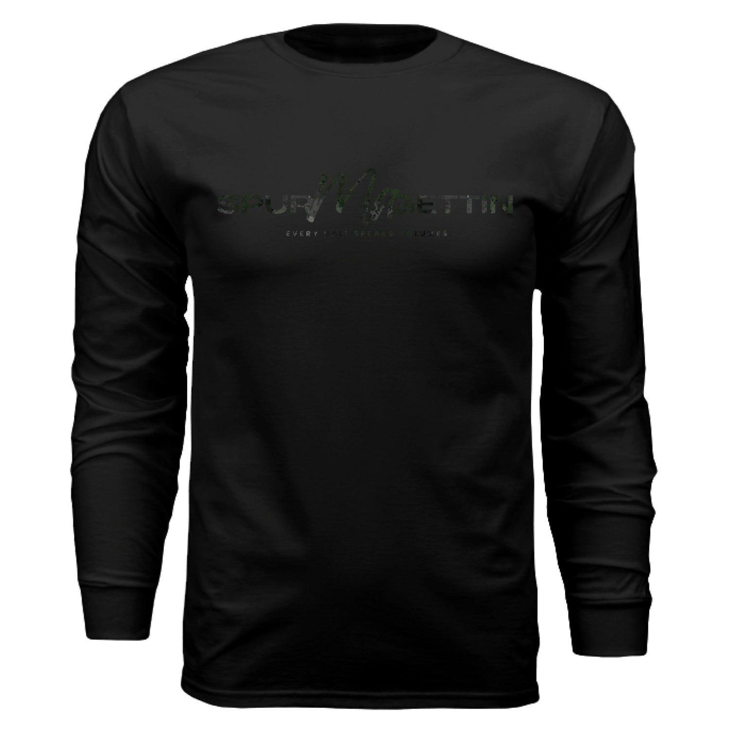 Verdant Splash Burst Goose Long Sleeve T-Shirt