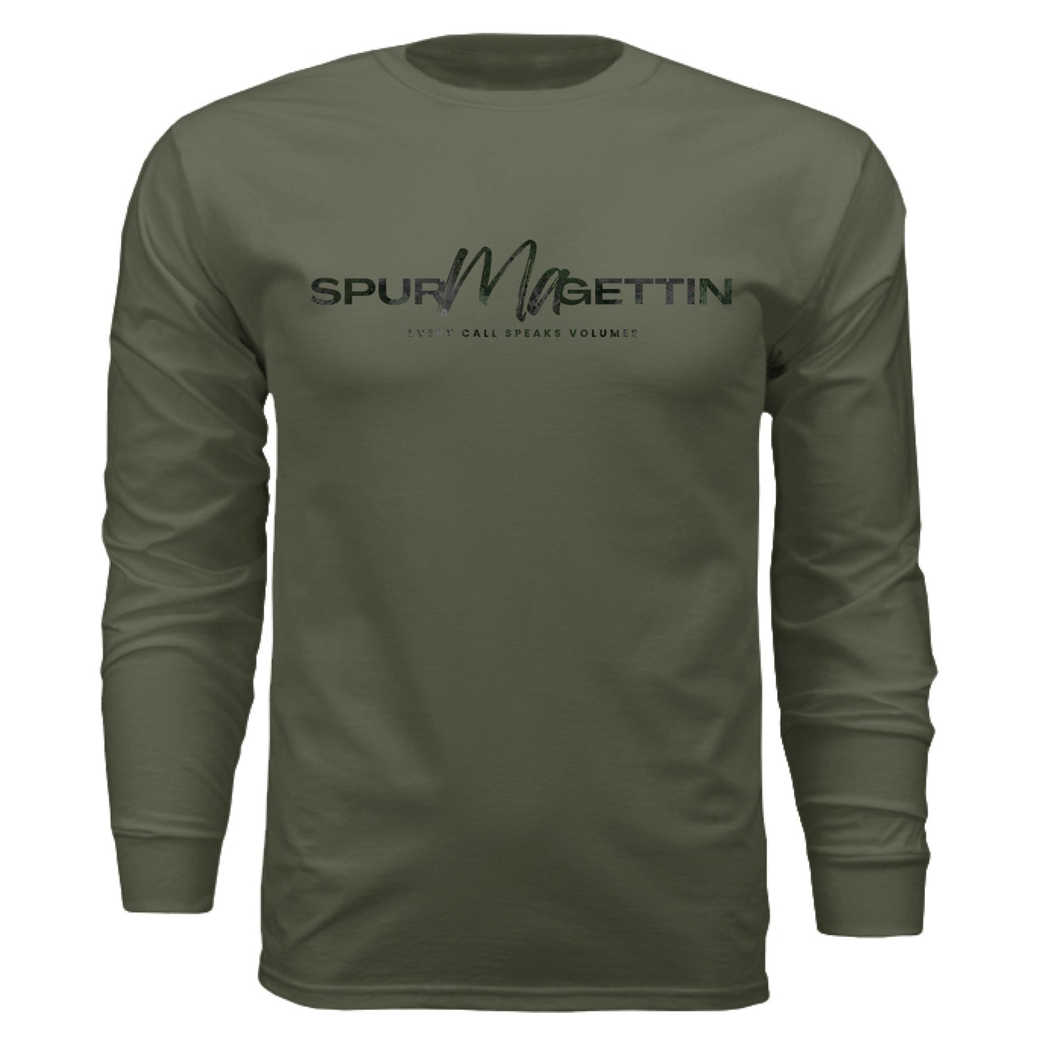 Verdant Splash Burst Goose Long Sleeve T-Shirt
