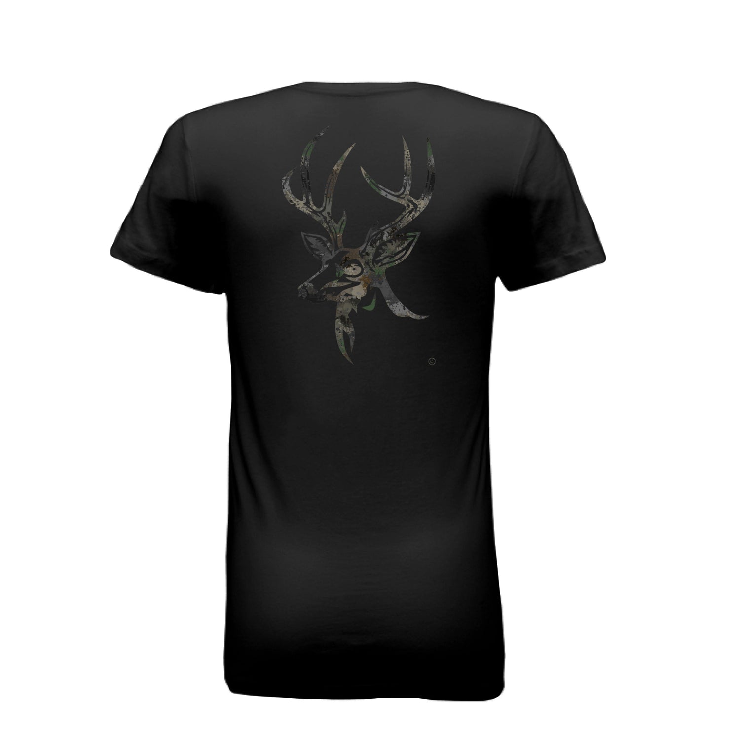 Women’s Timber Splash Burst Camo Buck T-Shirt