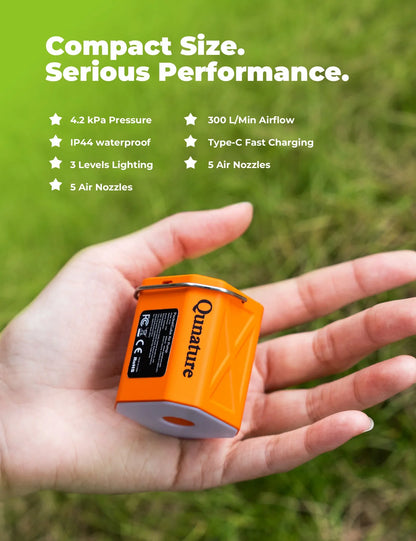 4.2 kPa Mini Air Pump with 800 mAh Battery &amp; LED