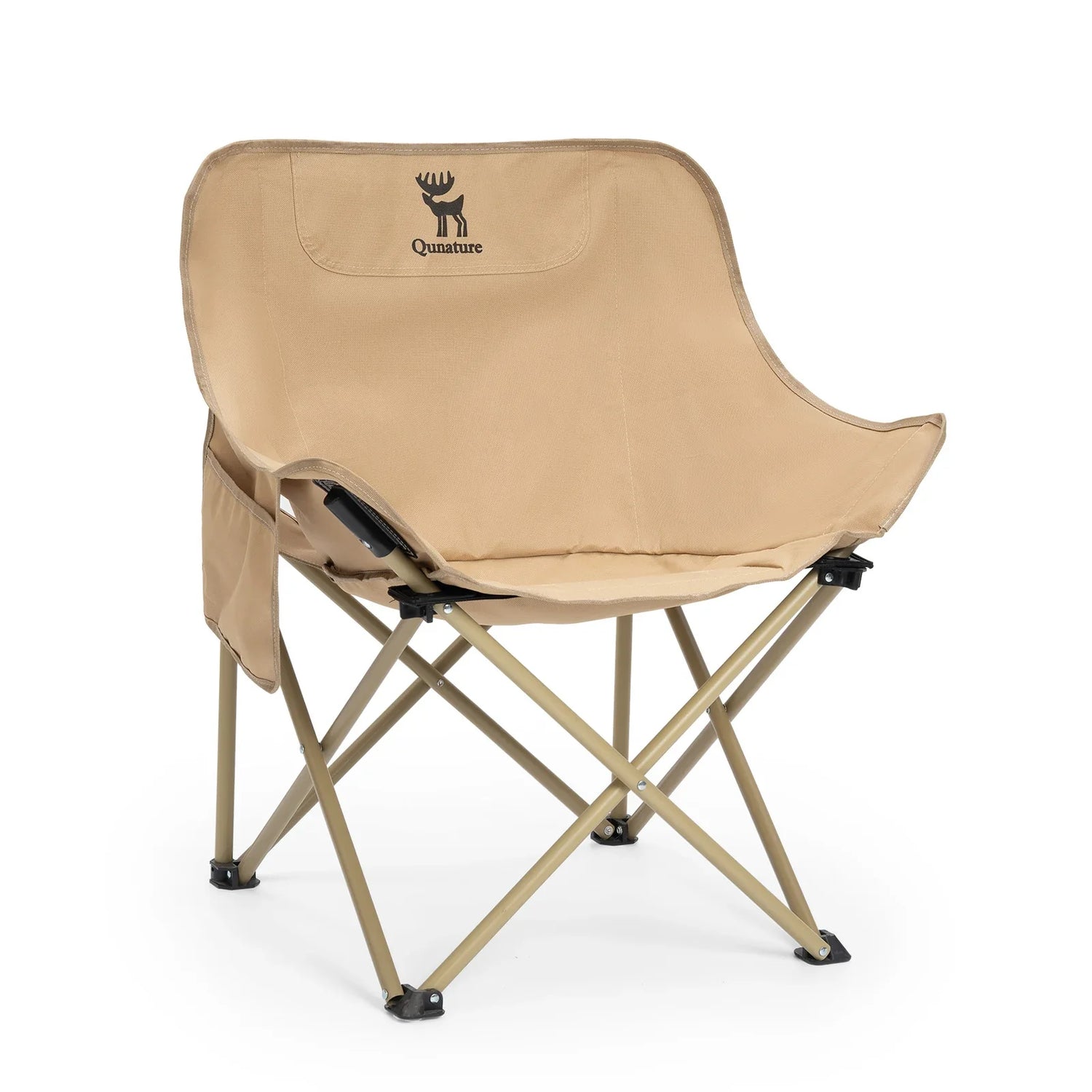 Folding Carbon Steel Camping Chair - Adult &amp; Kids Sizes