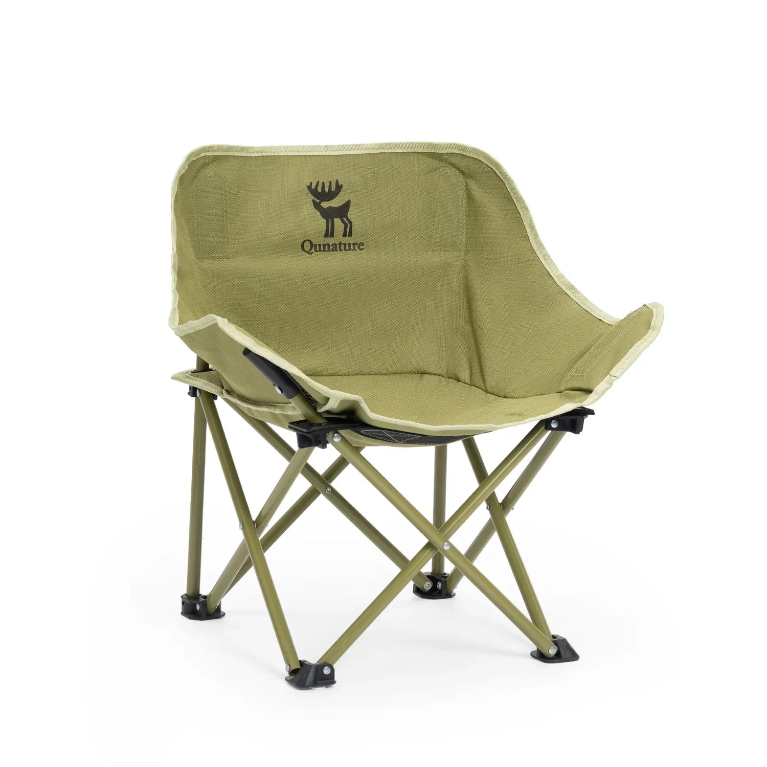 Folding Carbon Steel Camping Chair - Adult &amp; Kids Sizes