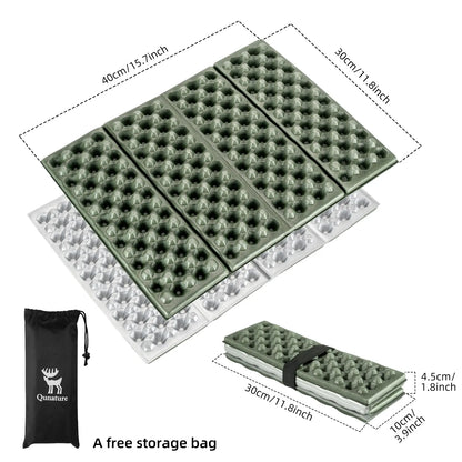 Folding Seat Pad Mat with Foam for Hiking &amp; Camping,  Lightweight &amp; Portable