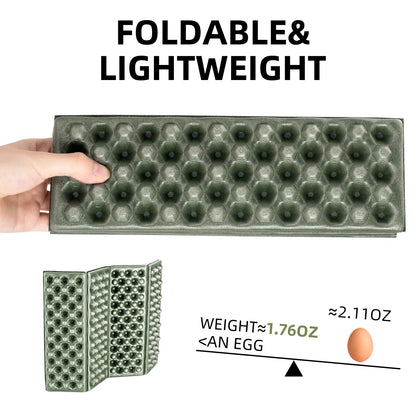 Folding Seat Pad Mat with Foam for Hiking &amp; Camping,  Lightweight &amp; Portable