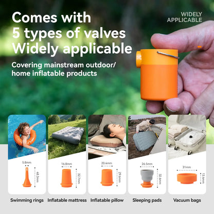 Multi-Use Mini Air Pump – Portable &amp; Rechargeable for Inflatables