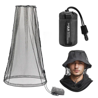 Mosquito Head Net Mesh for Hiking &amp; Outdoors