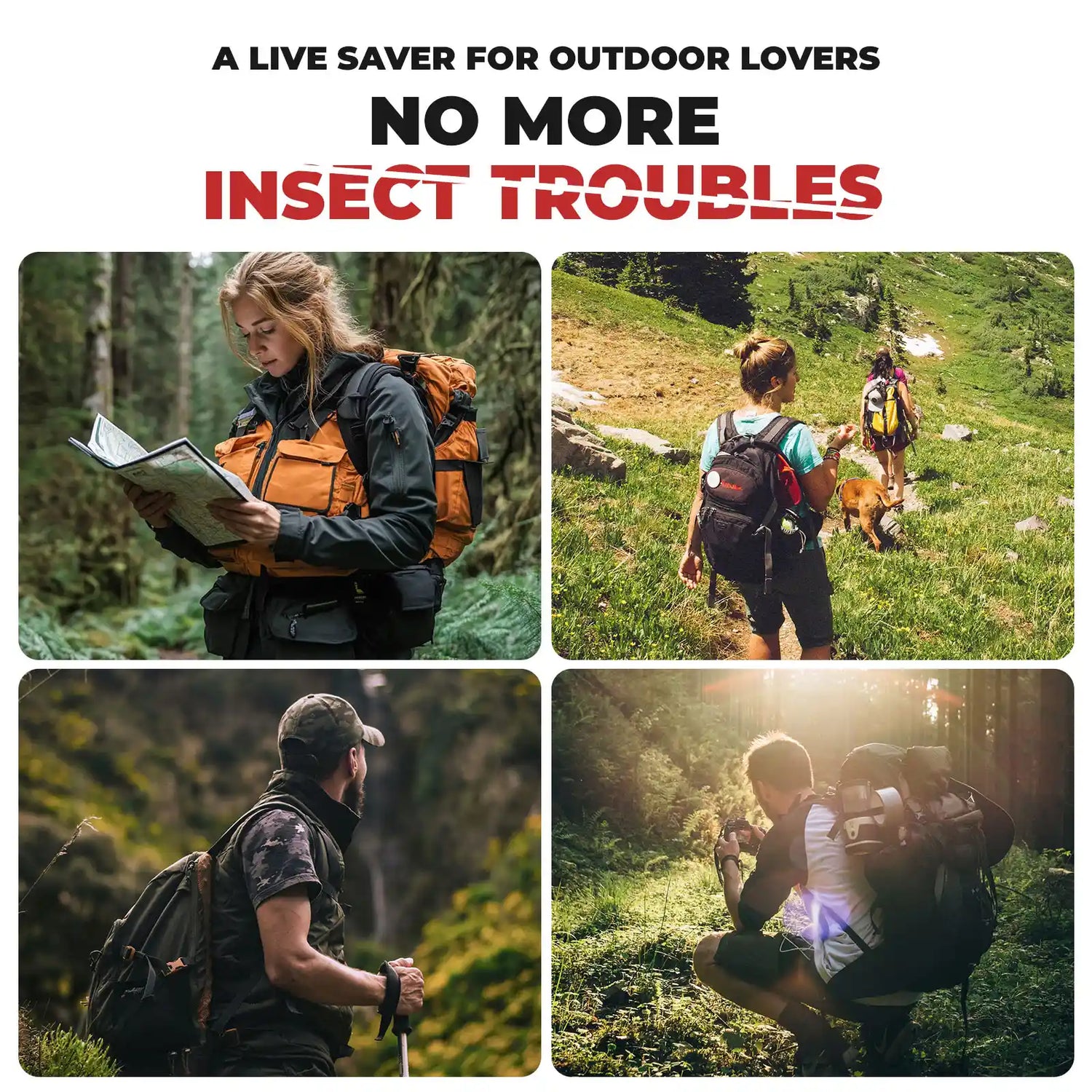 Mosquito Head Net Mesh for Hiking &amp; Outdoors