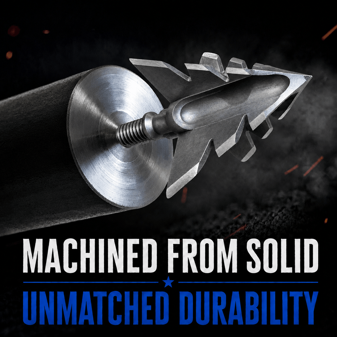 TOTA | 100 Grain Broadhead |Small Game and Turkey | Fixed Blade