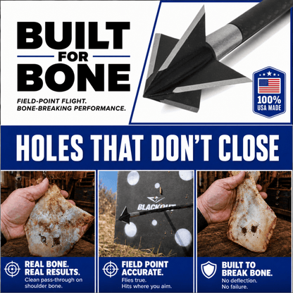 TOTA | 175 grain XL broadhead | 1-3/16-inch solid | fixed blade