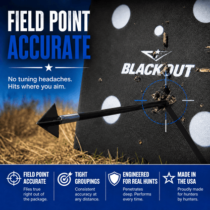 TOTA | 175 grain XL broadhead | 1-3/16-inch solid | fixed blade